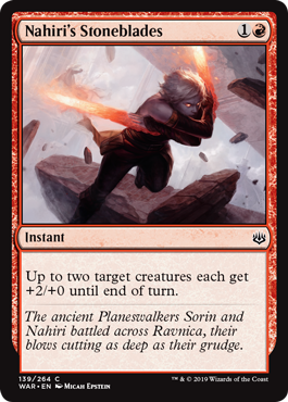 Nahiri's Stoneblades - War of the Spark - C - 139