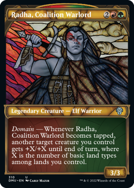 Radha, Coalition Warlord (Showcase) - Dominaria United - U - 310