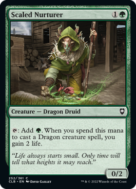 Scaled Nurturer - Commander Legends: Battle for Baldur's Gate - C - 252