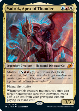 Vadrok, Apex of Thunder - Ikoria: Lair of Behemoths - M - 214