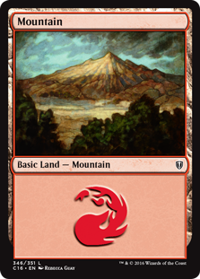 Mountain (346) - Commander 2016 - L - 346