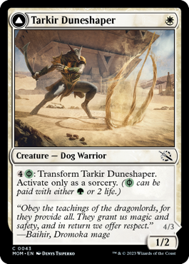 Tarkir Duneshaper - March of the Machine - C - 43