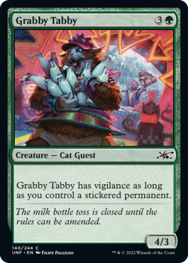 Grabby Tabby - Unfinity - C - 140