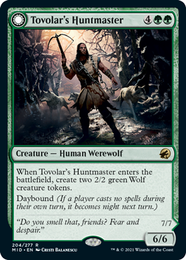 Tovolar's Huntmaster - Innistrad: Midnight Hunt - R - 204