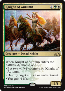 Knight of Autumn - Guilds of Ravnica - R - 183