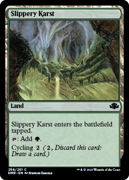 Slippery Karst - Dominaria Remastered - C - 256