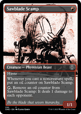Sawblade Scamp (Showcase) - Phyrexia: All Will Be One - C - 292