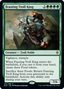 Feasting Troll King - Throne of Eldraine - R - 152