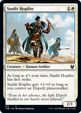 Sunlit Hoplite - Theros Beyond Death - C - 273