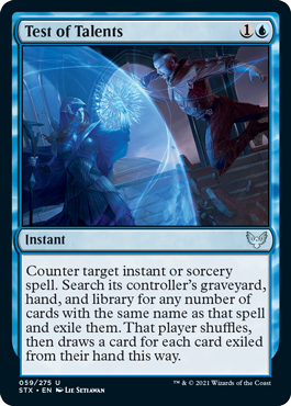 Test of Talents - Strixhaven: School of Mages - U - 59
