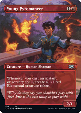 Young Pyromancer (Borderless) - Double Masters 2022 - U - 364