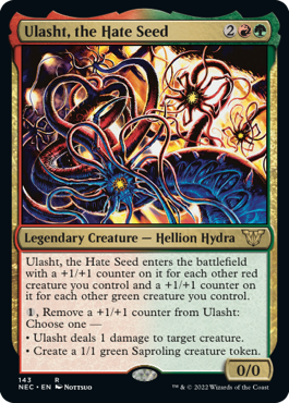 Ulasht, the Hate Seed - Commander: Kamigawa: Neon Dynasty - R - 143