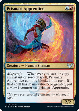 Prismari Apprentice - Strixhaven: School of Mages - U - 213