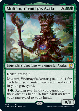 Multani, Yavimaya's Avatar - Commander: Zendikar Rising - M - 75