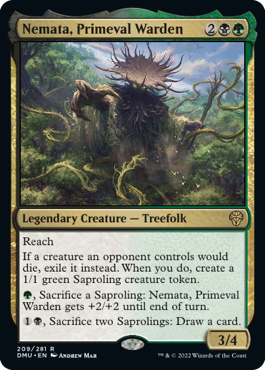 Nemata, Primeval Warden - Dominaria United - R - 209