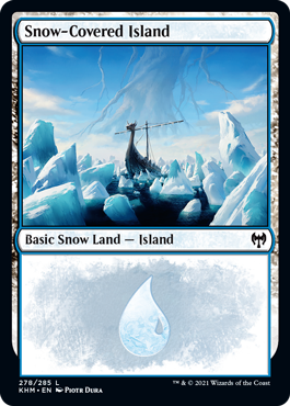 Snow-Covered Island (278) - Kaldheim - L - 278