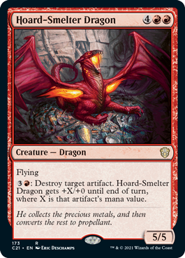 Hoard-Smelter Dragon - Commander 2021 - R - 173