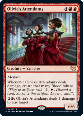 Olivia's Attendants - Innistrad: Crimson Vow - R - 172