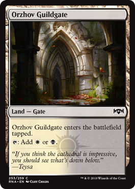 Orzhov Guildgate (253) - Ravnica Allegiance - C - 253