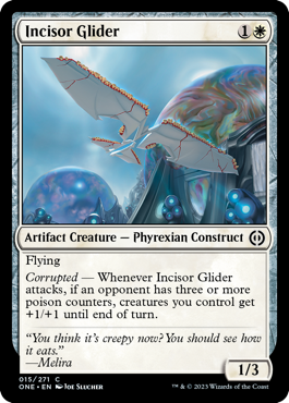 Incisor Glider - Phyrexia: All Will Be One - C - 15