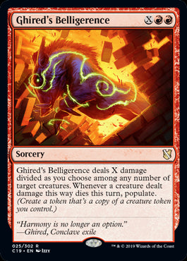 Ghired's Belligerence - Commander 2019 - R - 25