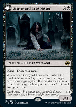 Graveyard Trespasser - Innistrad: Midnight Hunt - R - 104