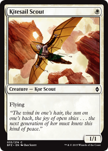 Kitesail Scout - Battle for Zendikar - C - 33