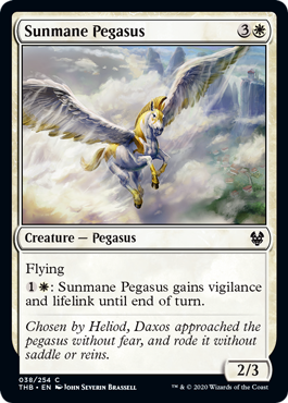 Sunmane Pegasus - Theros Beyond Death - C - 38