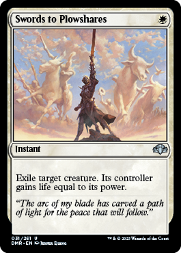 Swords to Plowshares - Dominaria Remastered - U - 31