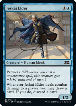 Jeskai Elder - Double Masters 2022 - C - 53