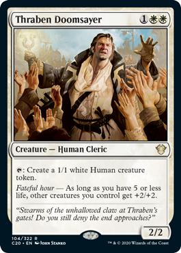 Thraben Doomsayer - Commander 2020 - R - 104