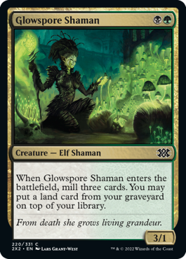 Glowspore Shaman - Double Masters 2022 - C - 220