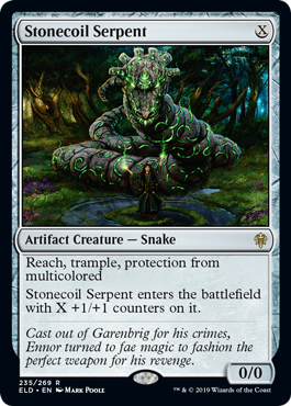 Stonecoil Serpent - Throne of Eldraine - R - 235