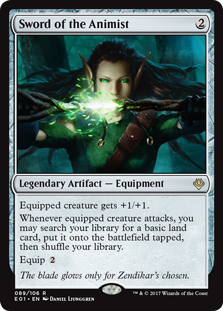 Sword of the Animist - Archenemy: Nicol Bolas - R - 89