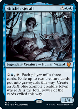 Stitcher Geralf - Commander: Innistrad: Midnight Hunt - M - 104