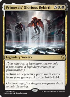 Primevals' Glorious Rebirth - Dominaria - R - 201