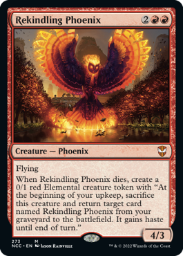 Rekindling Phoenix - Commander: Streets of New Capenna - M - 273