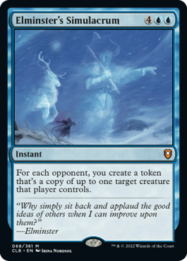 Elminster's Simulacrum - Commander Legends: Battle for Baldur's Gate - M - 68