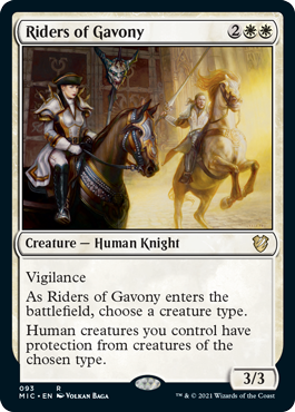 Riders of Gavony - Commander: Innistrad: Midnight Hunt - R - 93