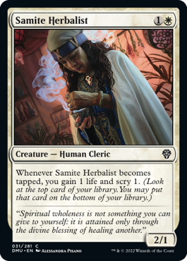 Samite Herbalist - Dominaria United - C - 31