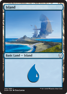 Island (255) - Dominaria - L - 255