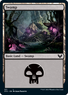 Swamp (371) - Strixhaven: School of Mages - L - 371