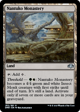 Nantuko Monastery - Dominaria Remastered - U - 252