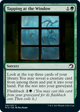 Tapping at the Window - Innistrad: Midnight Hunt - C - 201