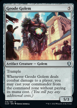 Geode Golem - Commander Legends: Battle for Baldur's Gate - U - 316