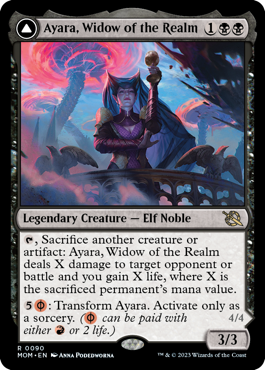 Ayara, Widow of the Realm - March of the Machine - R - 90