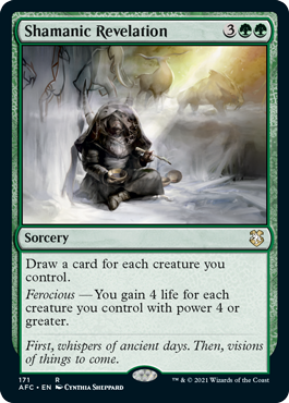 Shamanic Revelation - Commander: Adventures in the Forgotten Realms - R - 171