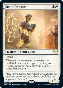 Strict Proctor - Strixhaven: School of Mages - R - 33