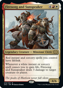Firesong and Sunspeaker - Double Masters 2022 - R - 215