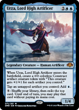 Urza, Lord High Artificer - Dominaria Remastered - M - 71